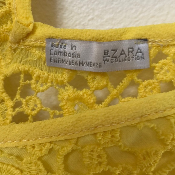 Zara Embroidered lace peplum tank - Picture 2 of 2